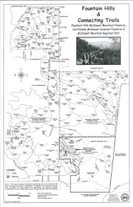 Fountain Hills and Connecting Trails Map