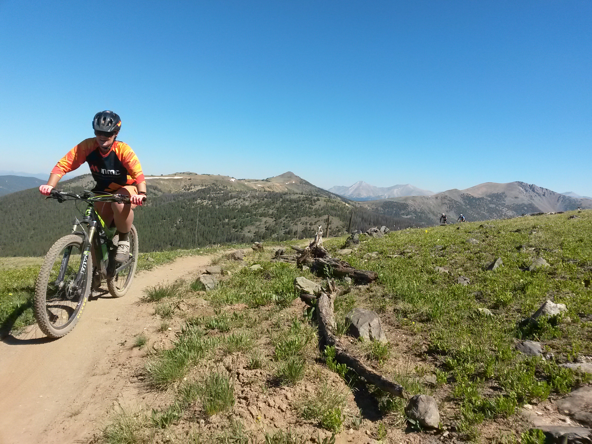 Evie on the Monarch Crest Trail in Colorado